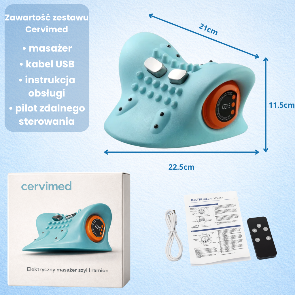 Cervimed - Elektryczny masażer szyi i ramion